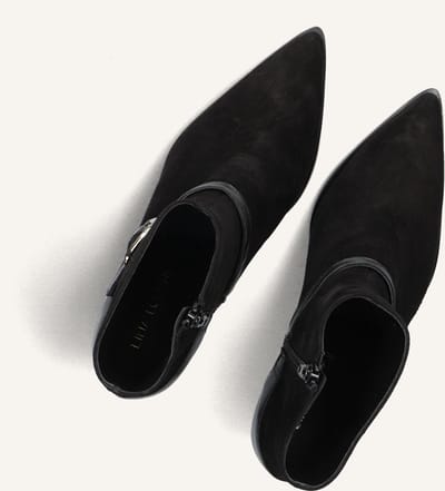 LINA LOCCHI Av 131 Enkellaarsjes - Enkelboots met rits - Dames - Zwart - Maat 38