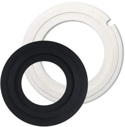 Toilet Afdichting Kit - RV Toilet Ring - Lekkage Verhelpen - Verbeterd Teflon Ontwerp - 1778 cm - Zwart