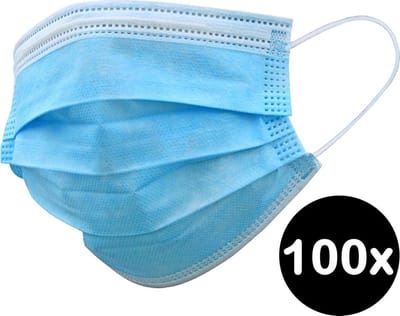 Mondkapje Wegwerp Mondkapjes Mondmasker Niet Medisch - 100 Stuks