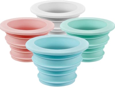 4 stuks afvoerslang voor wasmachine - afvoerpijp afdichting -deodorant - voor badkamer - keuken - wasmachine - reinigingsgereedschap