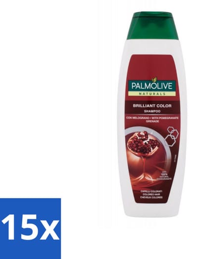 Palmolive Naturals - Shampoo - Brilliant Color - Voor Gekleurd Haar - 350 ml - Bulkverpakking - 15 stuks