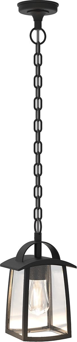 LUTEC Kelsey - Hanglamp voor buiten -  E27 - Zwart