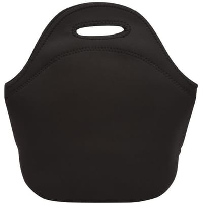 Neopreen Lunchtas Draagbare Bento Tas Thermische Isolatie Buiten Picknicktas Neopreen Lunchtas 31X30X16CM zwart