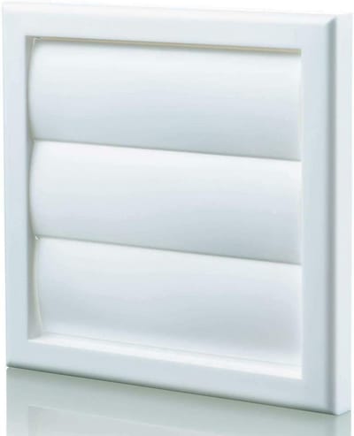 Ventilatierooster Buitenmuur met Terugslagklep - Diverse Kleuren en Maten