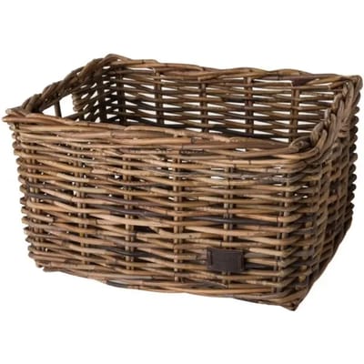 Fastrider Zeno Rotan Fietsmand - Bruin - 26L - Handgemaakt