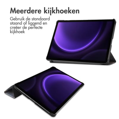 imoshion Tablet Hoes - Geschikt voor Samsung Galaxy Tab S10 FE / Galaxy Tab S9 11.0 inch FE / Galaxy Tab S9 11.0 inch / Galaxy Tab S10 Lite - Trifold design oude designs - Pr051