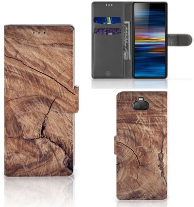 Sony Xperia 10 Book Style Case Tree Trunk