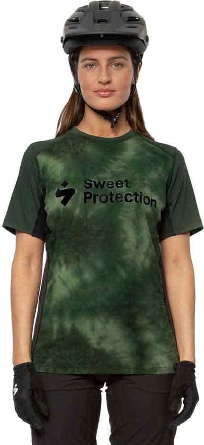 Sweet Protection Hunter Korte Mouw Enduro Trui Groen L Vrouw