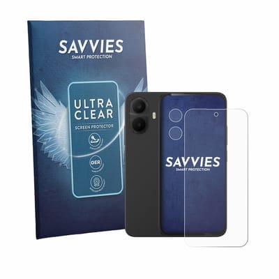 Savvies - Screenprotector voor TCL K70 4G (Voor+Camera) - Folie Beschermfolie transparant 18 Stuks