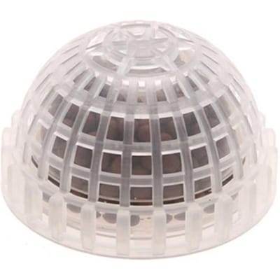 Moshouder Bal Aquarium Tank Ballen Filter Levende Planten Containers Minerale Aquatische Garnalen Decoratie Kweekdozen Media Ornamenten white