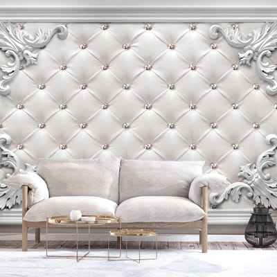 250cm X 175cm - Fotobehang - Klassieke lederlook, premium print vliesbehang