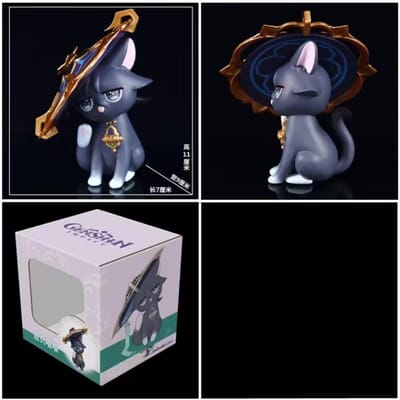 9cm Anime Genshin Impact Yae Miko Anime Figuur Impact Yae Miko Vos Actie Model Verzamelbaar Figuur Poppetje Leuke Speeltjes Cadeaus Hobby's Premium Kwaliteit