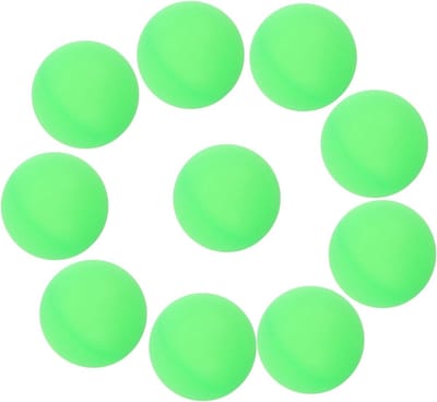 Tafeltennisballen - Plastic ballen - Feestdecoratie - Matte textuur - 50 stuks - Lichtgroen