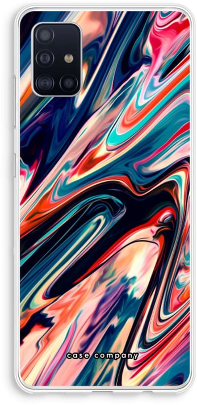 Case Company® - Hoesje geschikt voor Samsung Galaxy A51 4G hoesje - Quantum Being - Soft Cover Telefoonhoesje - Bescherming aan alle Kanten en Schermrand