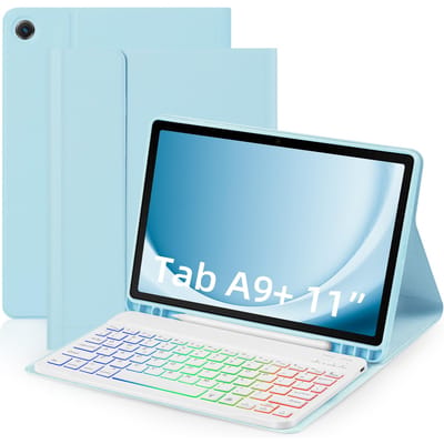 Voor Samsung Galaxy A9 Plus 5G toetsenbord tablethoes Verander uw tablet in een laptop met