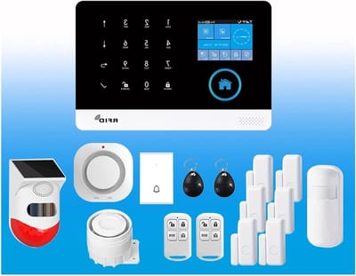 Alarmsysteem Thuis - Beveiligingssysteem - Inbraakpreventie - App Controle - 185x125x14.7MM - Wit