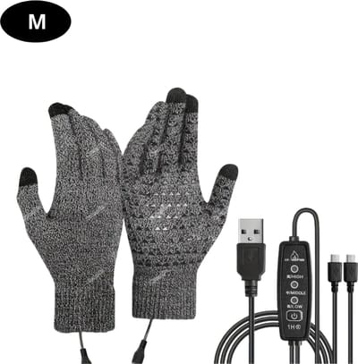 Livano Winterhandschoen - Wanten - Gloves - Touchscreen Handschoenen - Handschoenen Winter - Grijs - Maat M