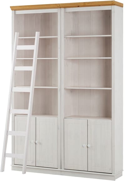 Anita- Boekenkast in klassiek landhuisdesign van grenenhoutG WH