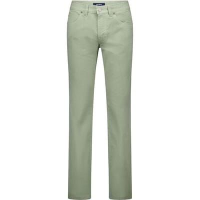 Gardeur Broek Bill-3 Texture Délavé Effect Comfort Stretch Tencel Blend Pastel Groen / male