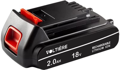 Voltière Vervangende 2 ah Accu Geschikt voor 18v Black & Decker/ Stanley Apparatuur - 2000 mAh Batterij met LED identificatie - BL2018-XJ Series