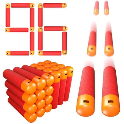 72 STUKS Mega Dart Navulpakket 9,5 cm Compatibel met Nerf Mega Pistolen Universeel Mega Pak Navul Kogels voor N-Strike Mega Serie