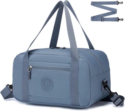 Kleine Reisbagage Handbagage 35x20x20cm Geschikt voor Ryanair met Waterdichte Tassen Weekendtas Reis Cabin Bag Fitness Tas 14L, Grijs