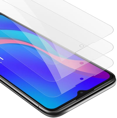 Cadorabo 3x Screenprotector geschikt voor TCL 305i - Beschermende Pantser Film in KRISTALHELDER - Getemperd (Tempered) Display beschermend glas in 9H hardheid met 3D Touch