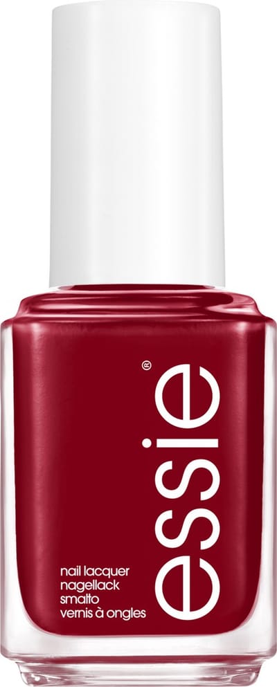 essie - winter 2022 limited edition - 877 wrapped in luxury - rood - glanzende nagellak - 13,5 ml