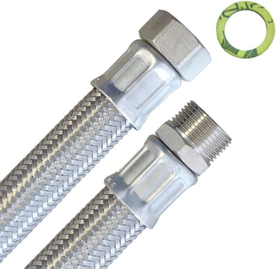 Flexibele Pantserslang DN19 3/4 inch voor Waterleiding en Verwarming