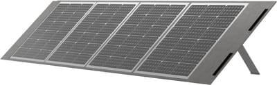 Newsmy Draagbaar Zonnepaneel – 200W-Rendement 24,3% – Opvouwbaar Zonnepaneel-Verstelbare Standaards – IP65 – Met 4-in-1 Laadkabel- Mobiele Telefoon Oplader - Tablet Oplader - USB-Lader - Camping - Camper - Solar Panel