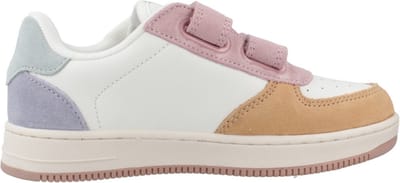 Victoria Meisjes Sneaker Wit/oranje | Maat: 28