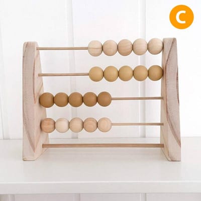 Houten Bureauversieringen Kinderkamer Houten Decoratie Educatief Speelgoed met Houten Kralen