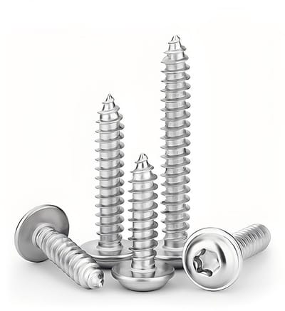 Dailygoods- Houtschroeven 20 stuks - Zelftappende Schroeven Torx - Roestvrij Staal A2 - Platte Kop - Geschikt voor Binnen/Buiten - Hoogwaardig Materiaal