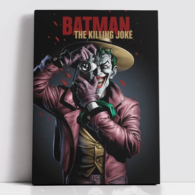 Decorsome x Batman The Killing Joke Rectangular Canvas - 12x18 inch