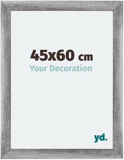 Your Decoration - Puzzellijst 45x60 cm - Grijs Geveegd - Puzzellijst 500-1000 stukjes - MDF Fotolijst - Mura