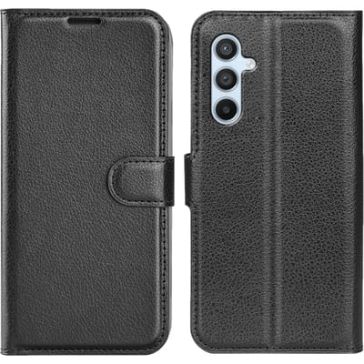 Mocaa Samsung Galaxy A54 Portemonnee Hoesje Pasjes Zwart