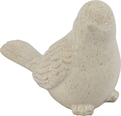 Aardewerk vogel beige wb