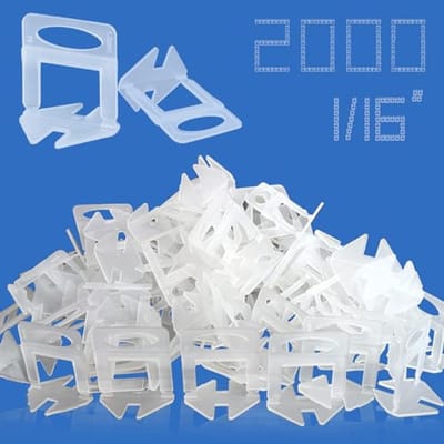 Tegel Nivelleren Systeem 2000 Stuks - Spacers en Clips voor Professionele Installatie