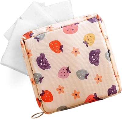 Maandverband Tas - Meisjes Pouch - Persoonlijke Hygiëne - Compact En Schattig - 12 x 4 x 12 cm - Multicolour