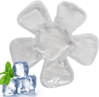 Hoofddeksel Koelpad - Herbruikbare IJsverpakking - Hoofd Koelen - Flexibele Gel Vulling - 18 cm Diameter - Transparant
