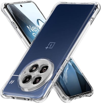 Casemania Hoesje Geschikt voor OnePlus 13R - Transparant - Anti Shock Back Cover met Camera Bescherming