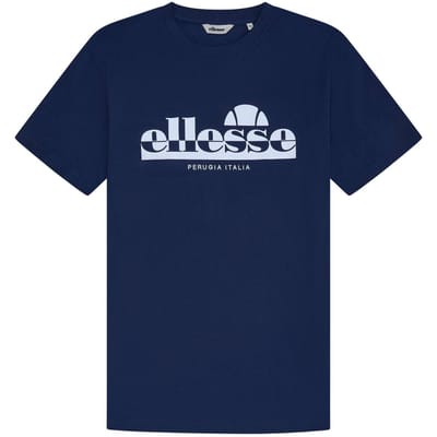 Ellesse Rillas-T-shirt met logo voor heren (Marine)