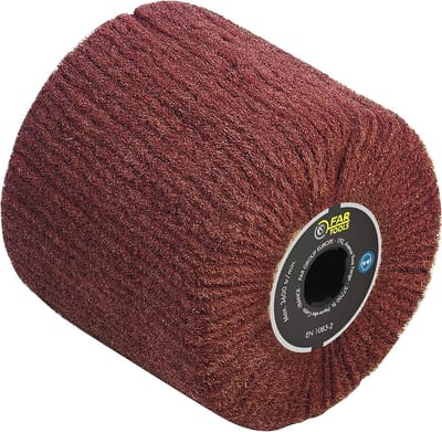 Synthetische vezelborstel voor slijpmachines - Diameter 120 mm