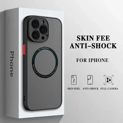 Luxe Matte Armor Magnetische Magsafe Draadloos Opladen Hoes Voor iPhone 15 14 13 11 12 Pro Max 13 Mini 14 Plus Cover Funda for iphone 14