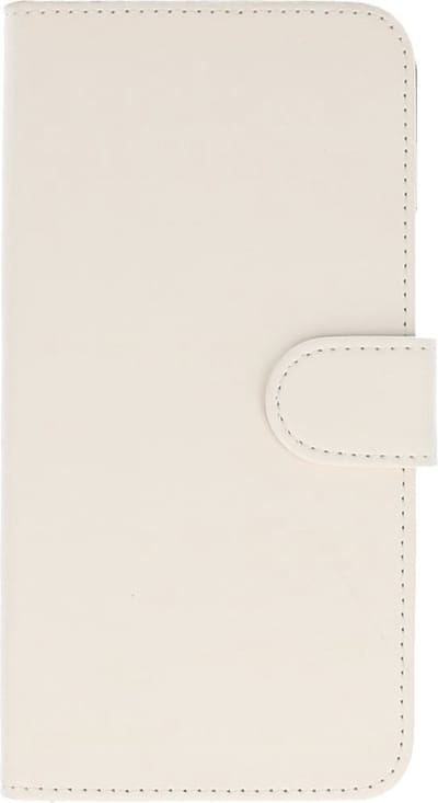 Bookstyle Wallet Case Hoesje Geschikt voor Huawei Ascend P8 Wit