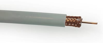 Coaxkabel Coax - Coax 100 m Wit