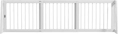 PawHut Huisdierenhek Hout 71-190L x 38,5B x 56H cm Wit