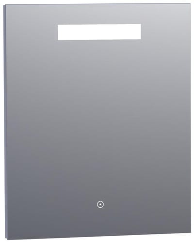Brauer Garnet Spiegel - Rechthoekig - 60 cm - met Directe LED-Verlichting - Dimbaar - met Touchbediening