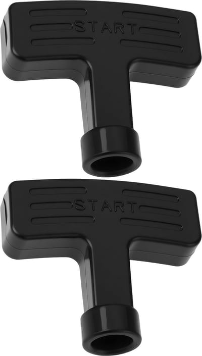 Allecto - Recoil Pull Starter Handvat Grip - Duurzaam en Ergonomisch - Zwart - 2 Stuks - Geschikt voor Honda GX240 GX270 GX340 GX390 GD320
