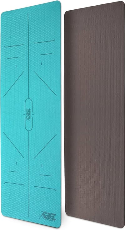Yogamat Antislip 183x61 cm - Fitnessmat Vrij van Schadelijke Stoffen
